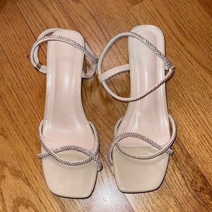 Rhinestone Nude Heels